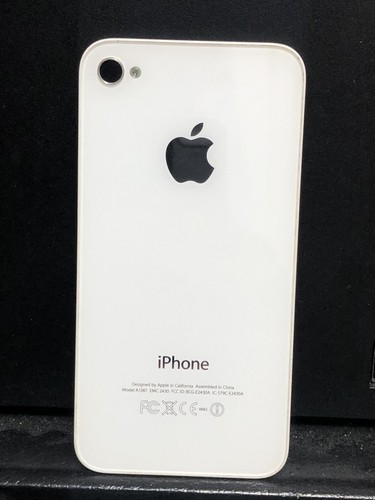 Oem apple iphone white back - white,