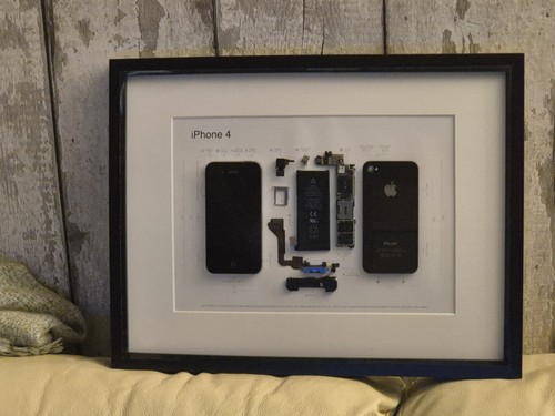 Iphone smontato con cornice - smontato,